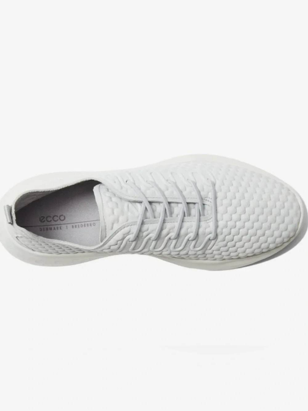 Ecco Women’s Therap Lace Textured Sneaker in Light Gray
